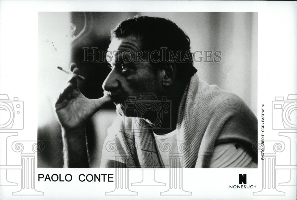 1998 Paolo Conte singer pianist composer-Historic Images