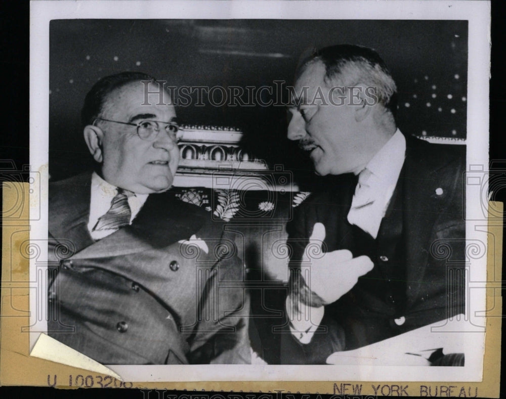 1952 Secretary of State Acheson, Vargas - Historic Images