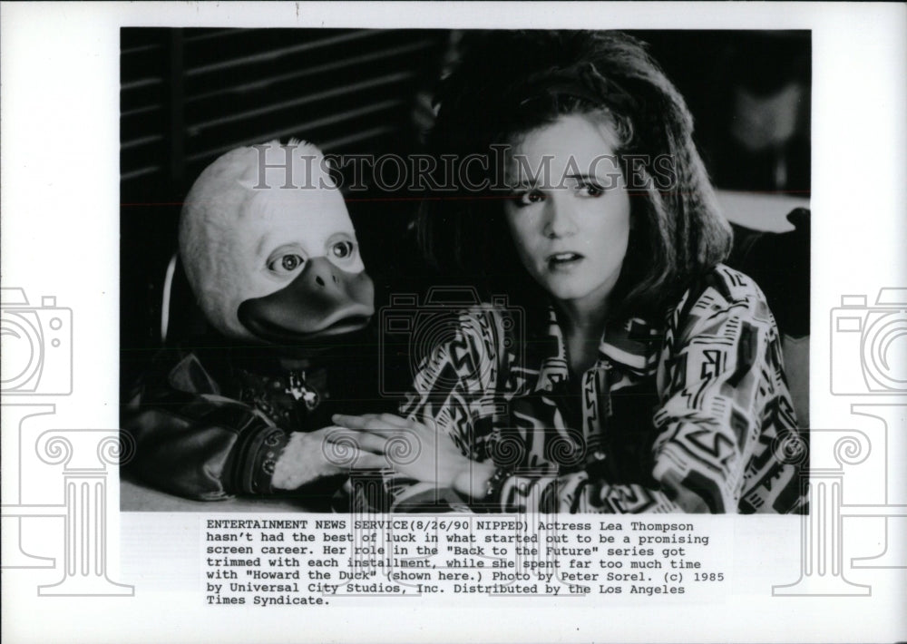 1990 Press Photo Lea Katherine Thompson Howard The Duck- RSA02647- Historic Images