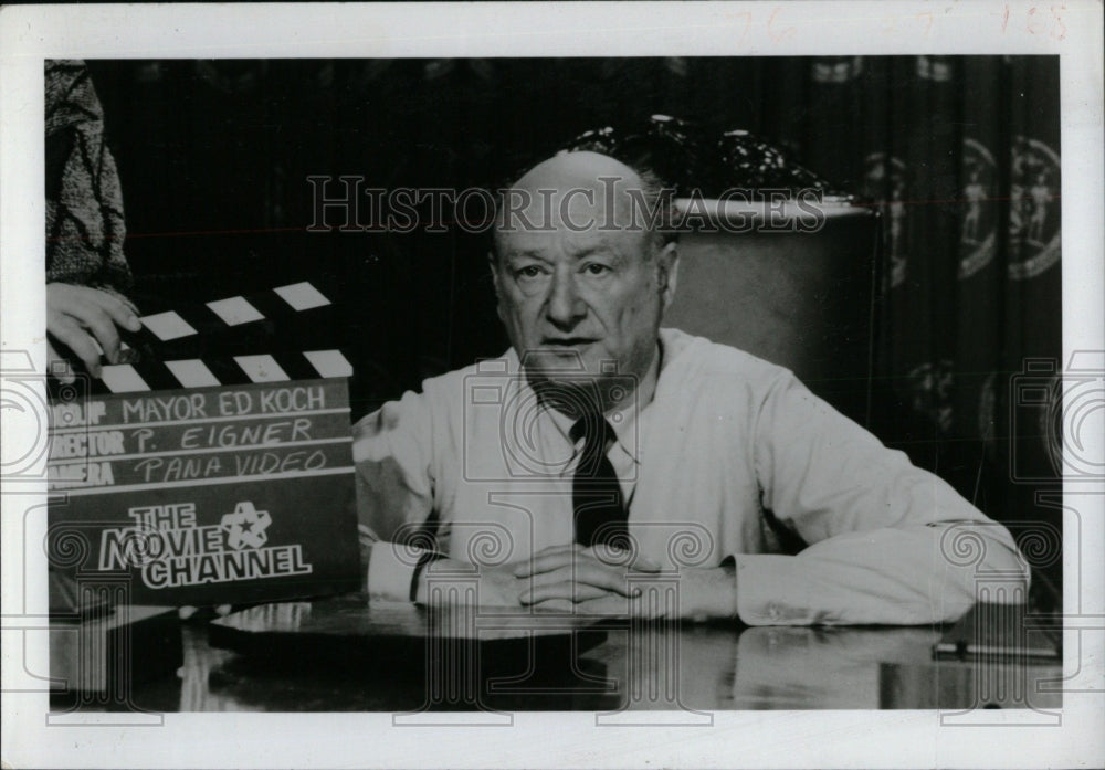 1988 Rep Ed Koch politician commentator US - Historic Images