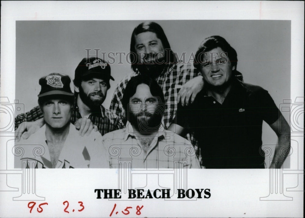 1984 Beach Boys American rock band Hawthorn - Historic Images