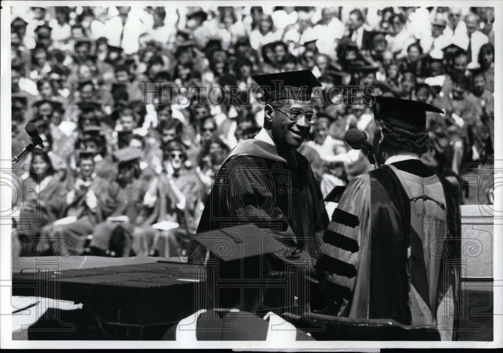 1991 Press Photo Max Roach Honorary Doctor Fine Arts We - Historic Images