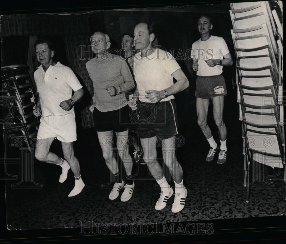 1974 Five Dentists Jog Ballroom Conrad Hilt - Historic Images