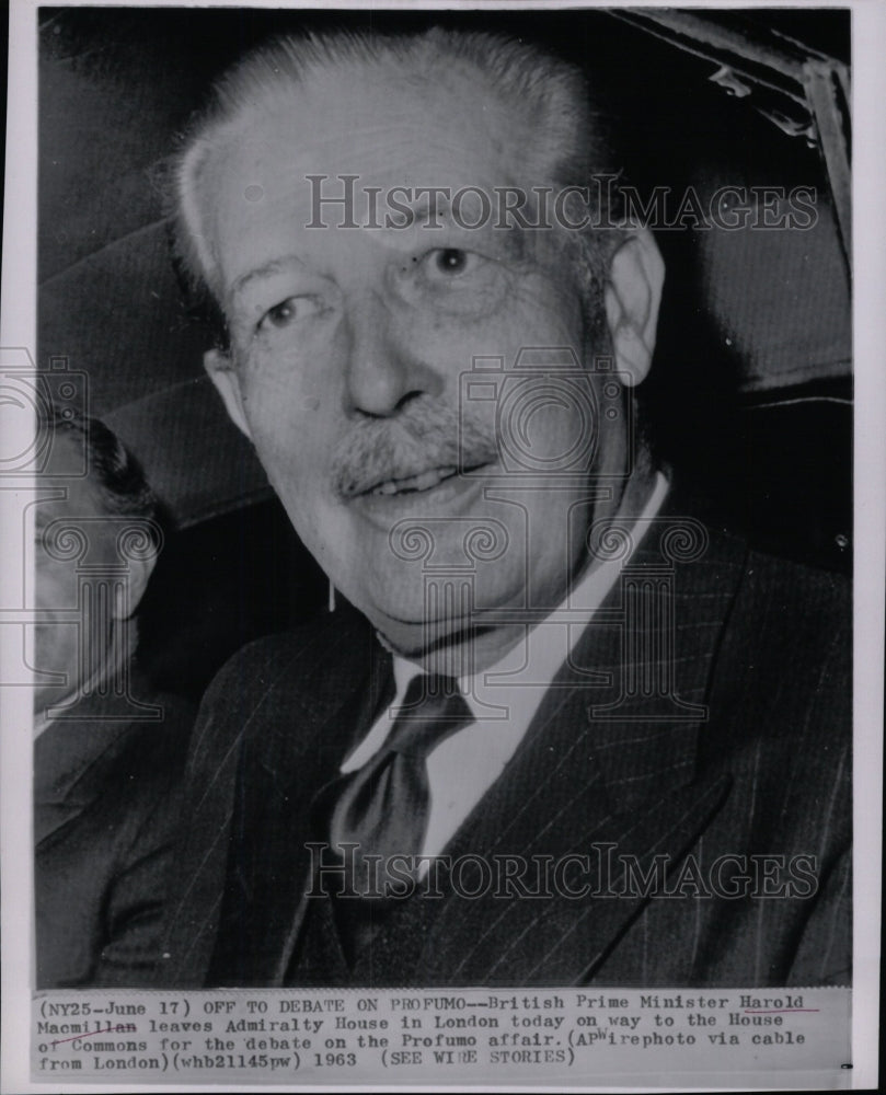 1963 Prime Minister Harold Macmillan - Historic Images