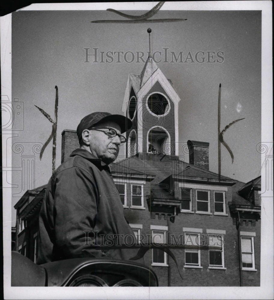 1961 Press Photo Fred Tunison Cities Michigan Church- RSA03357 - Historic Images