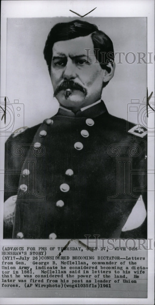 1961 General George B. McClellan - Historic Images