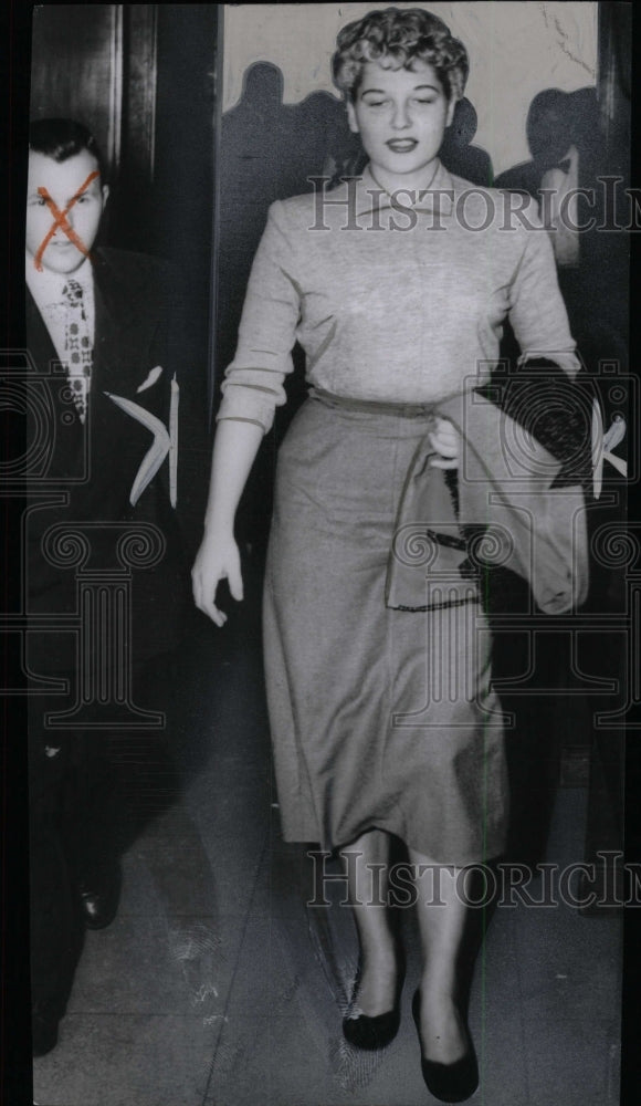 1953 Press Photo Sandra O&#39;Day Kidnap Associate- RSA03479 - Historic Images