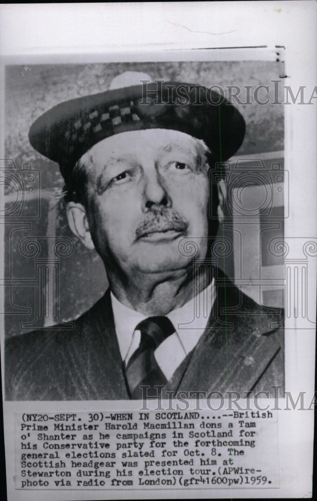 1959 Harold Macmillan British Prime Ministe - Historic Images