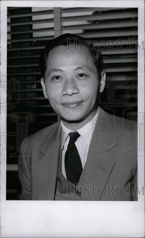 1956 Press Photo Dr Nguyen Quang Trinh National Univers- RSA03737 - Historic Images