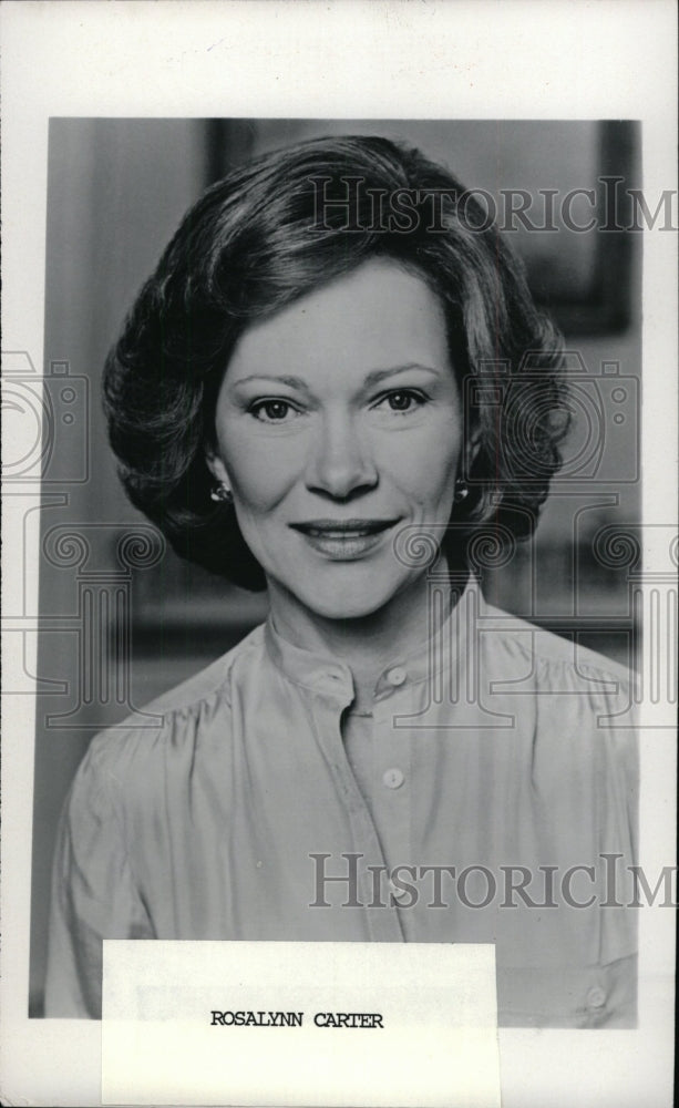 1985 Press Photo Elenor Rosalynn Carter Wife Former Pre- RSA03757 - Historic Images