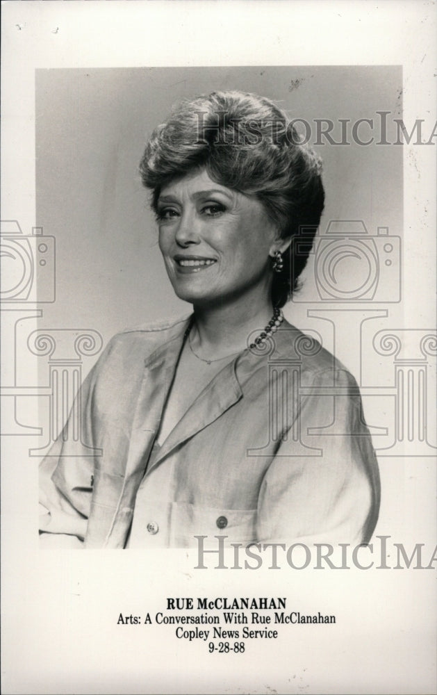 1988 Rue McClanahan American Television Act - Historic Images