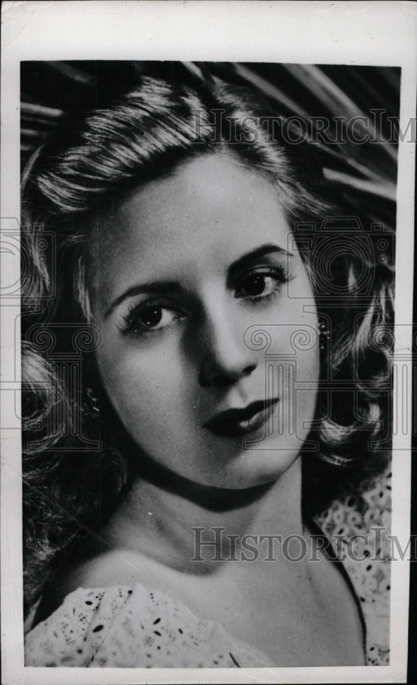 1951 Picture of Mrs.Juan D.Peron American P - Historic Images