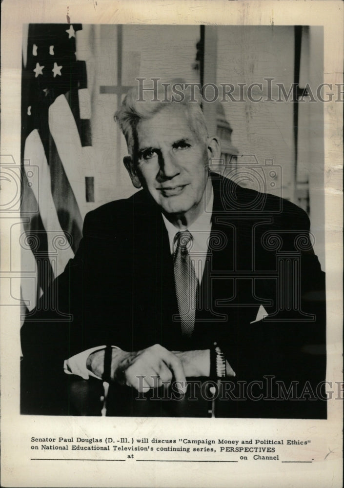 1964 Sen Paul H Douglas Politician - Historic Images