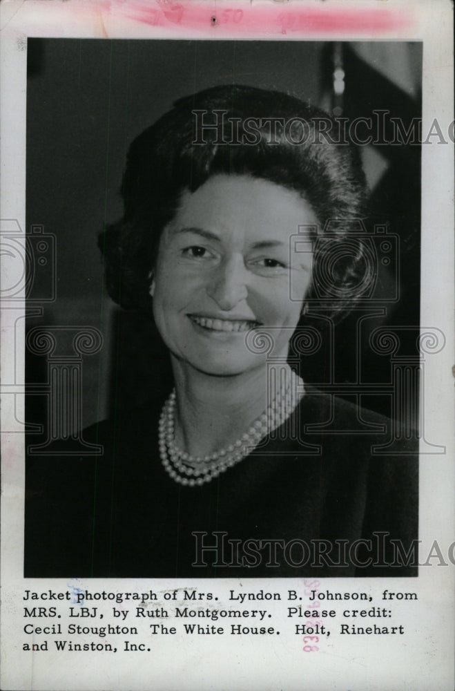 1983 Press Photo  Mrs Lyndon Johnson Lady Bird Taylor U - Historic Images