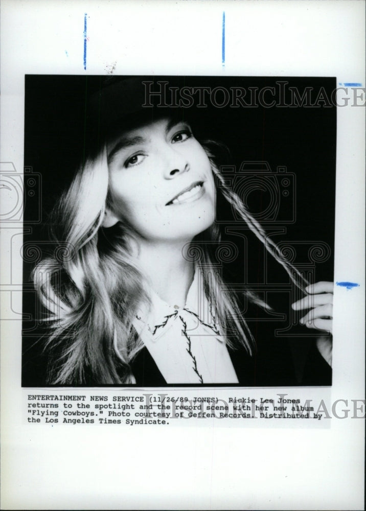 1989 Rickie Lee Jones American Vocalist Mus - Historic Images