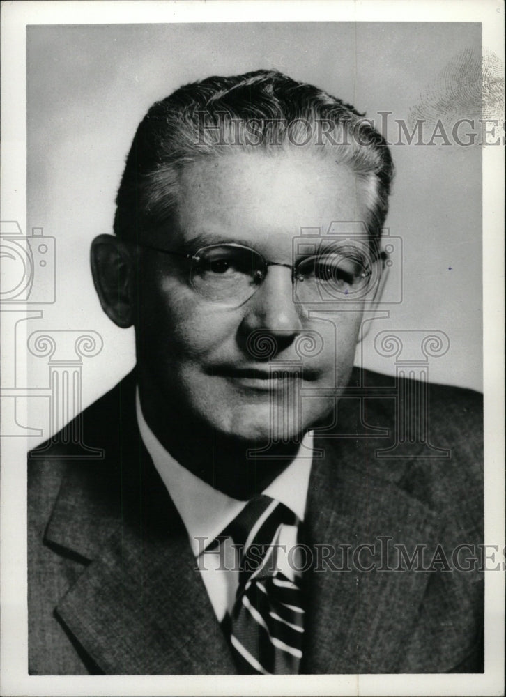 1973 Robben Fleming President University Mi - Historic Images