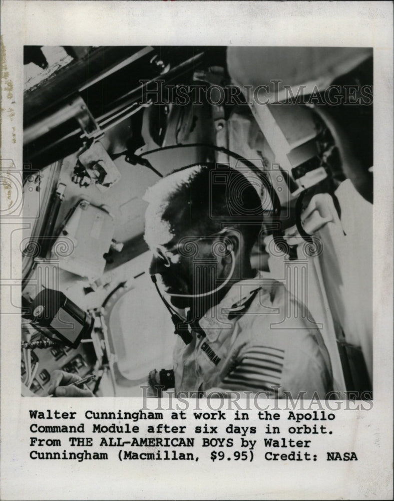 1977 Walter Cunningham Astronaut -Work Apol - Historic Images
