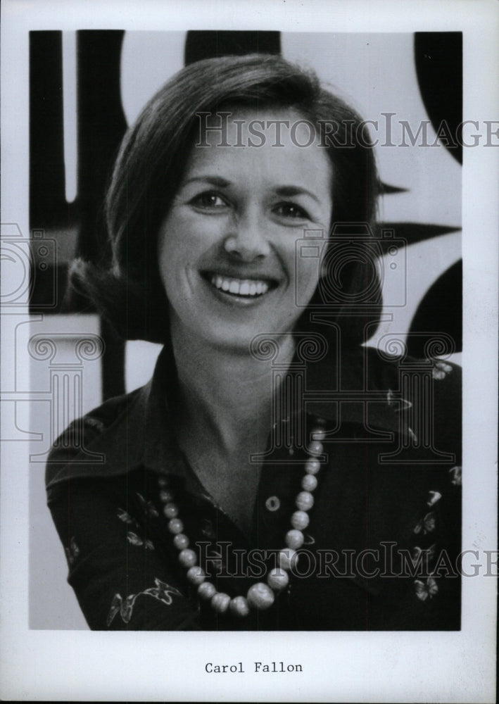 1974 Press Photo Carol Fallon Actress- RSA04263 - Historic Images