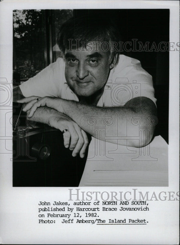 1982 John Jakes author of NORTH AND SOUTH Historic Images 1982 John Jakes author of NORTH AND SOUTH Historic Images