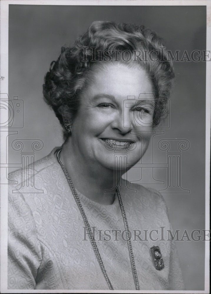 1974 Press Photo Mrs. M. Buford Jarrett National Presid - Historic Images