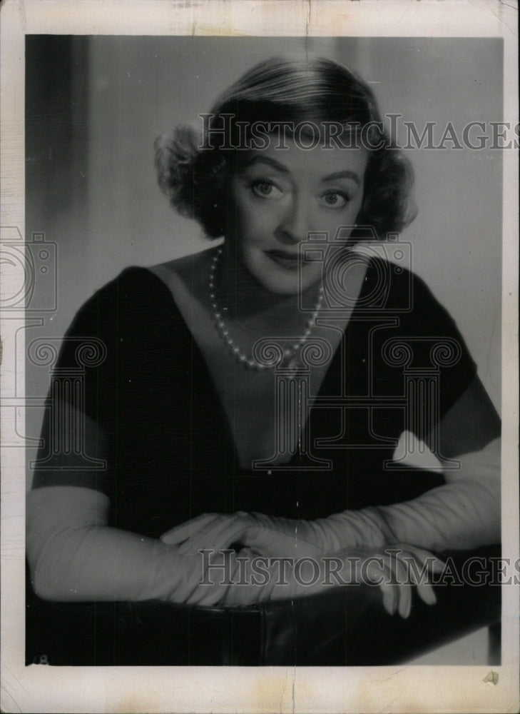 1960  Bette Davis American film television theater willingness - Historic Images