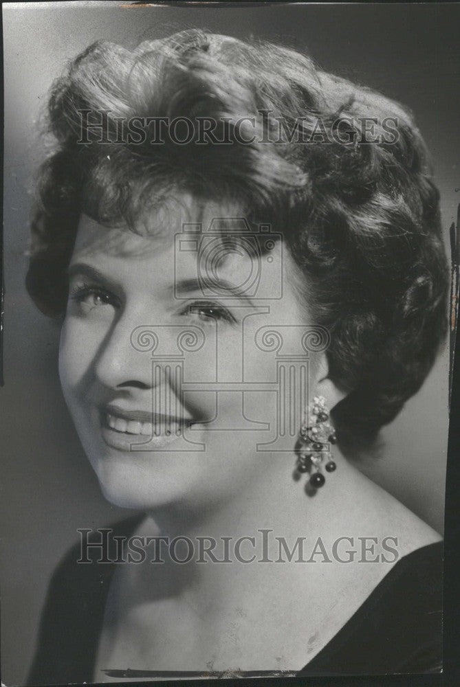 1959 Press Photo Peggy Cass American star comedian show- RSA04603 - Historic Images