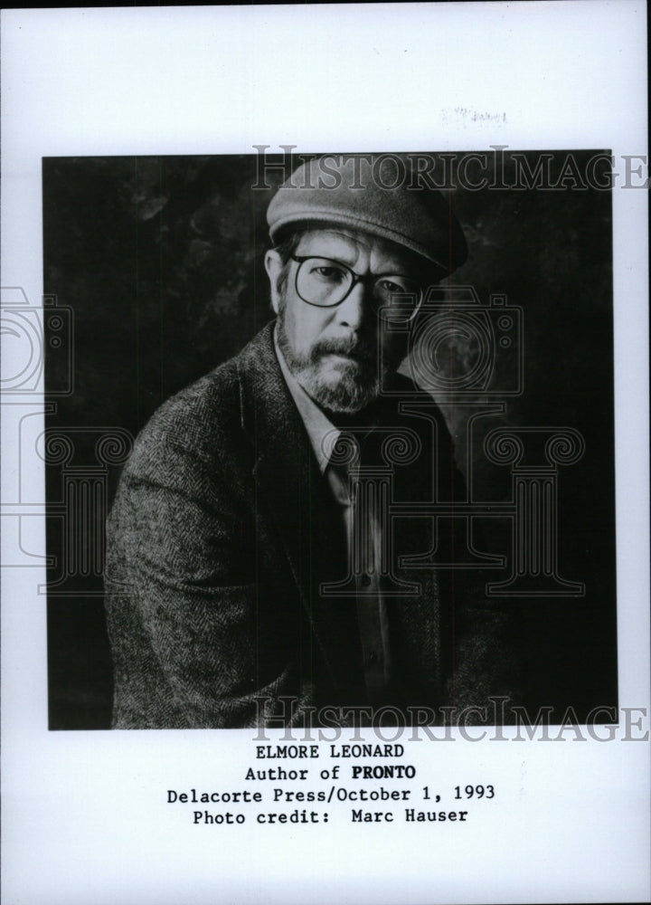 1993 Elmore John Leonard Novelist Screenwri - Historic Images