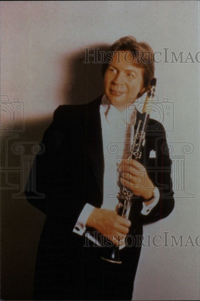 2001 Press Photo Richard Stoltzman American clarinetist- RSA04969 - Historic Images