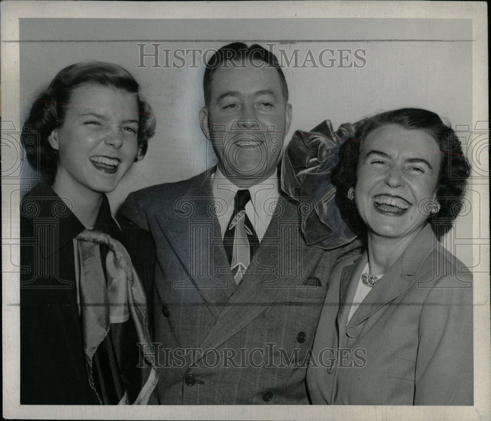 1948 Representative John A. Carroll With Fa-Historic Images