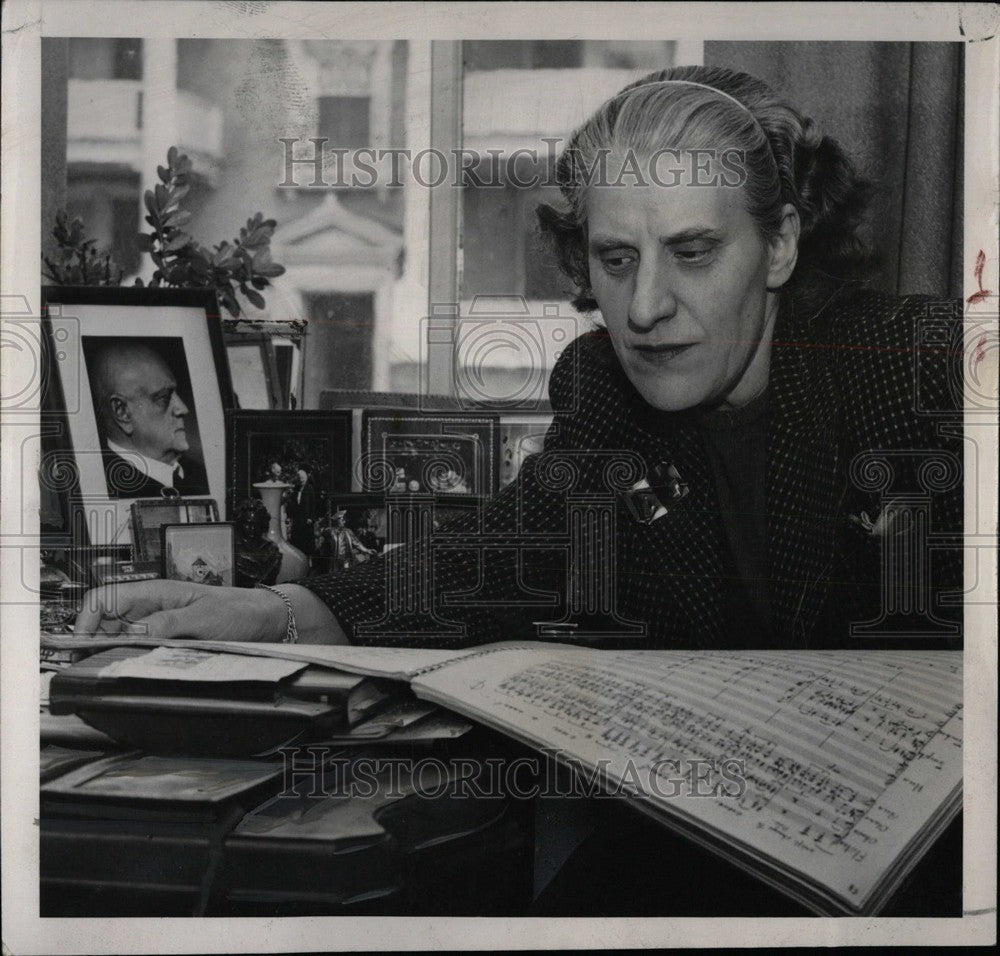 1954 Antonia Brico Conductor Pianist Say- A - Historic Images