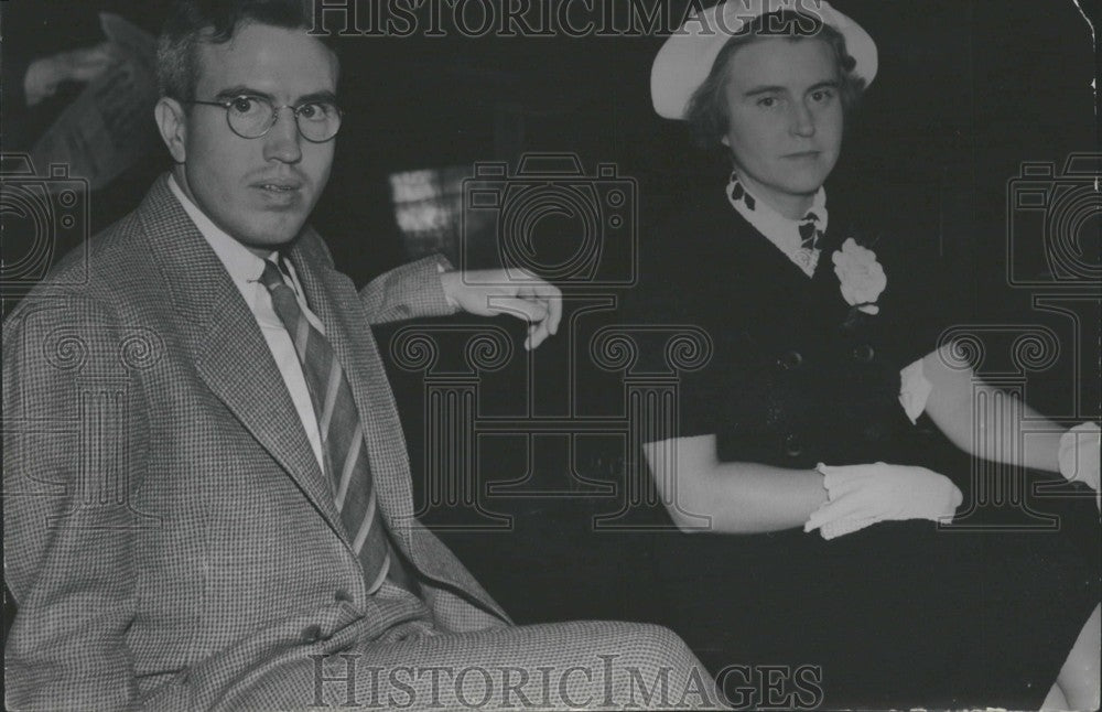 1937 Federal Judge William Doyle with Mrs. John A Carrall.-Historic Images