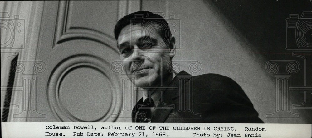 1968 Coleman Dowell Author One Of The Child - Historic Images