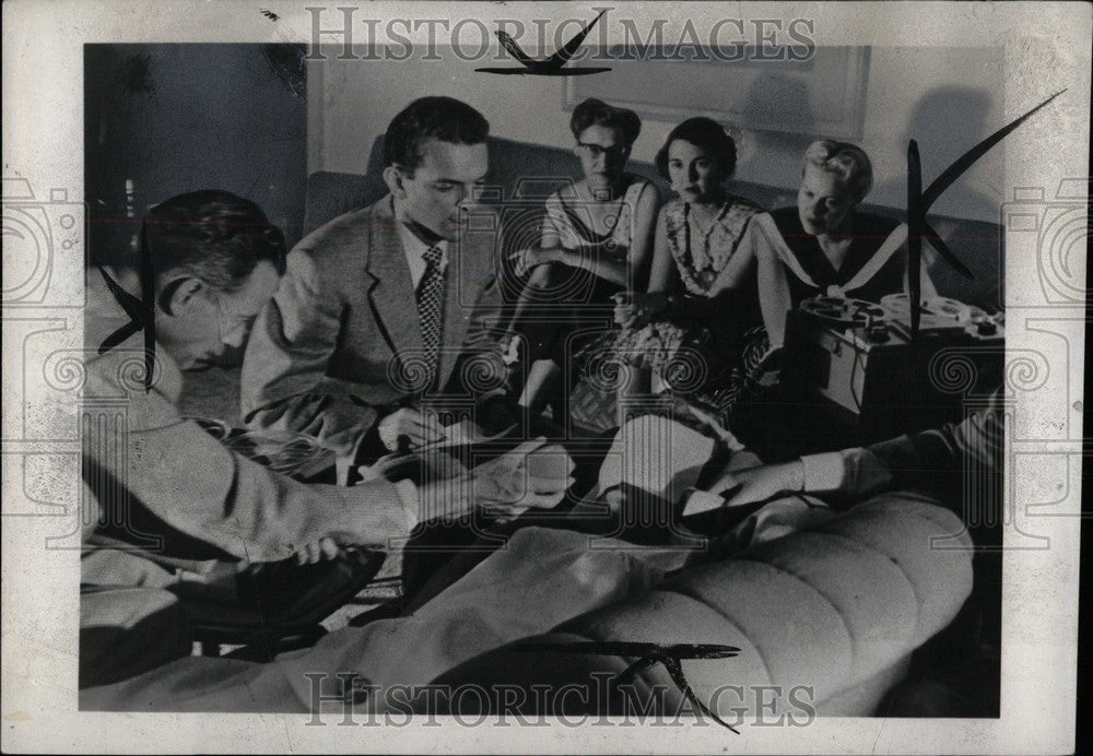 1956 Press Photo Morey Bernstein Author- RSA05349 - Historic Images