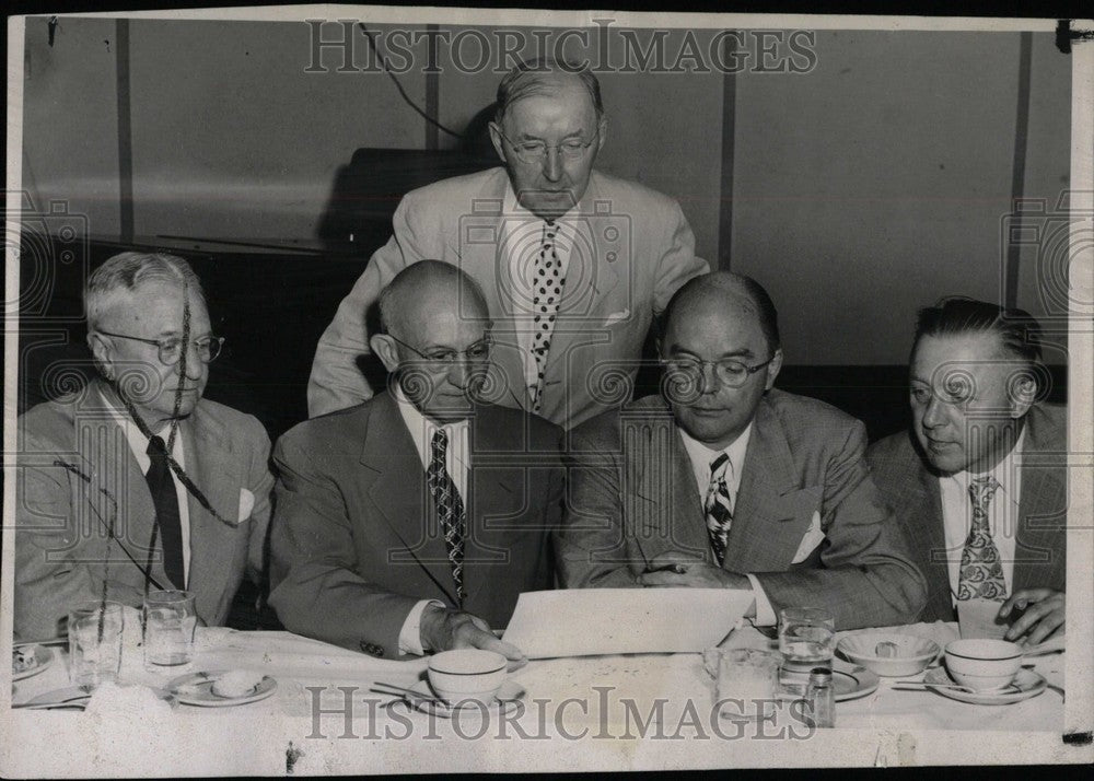 1949 Press Photo program fountains Denver suggested Cit- RSA05353 - Historic Images