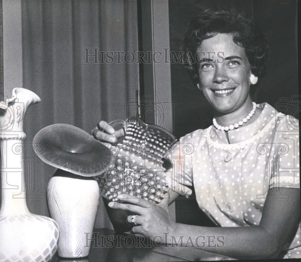 1961 Press Photo Mrs. H.T. Buchenau Denver Socialite- RSA05619 - Historic Images