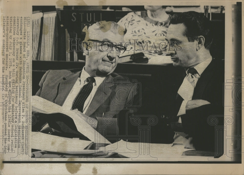 1969 State Board Education President Allen-Historic Images