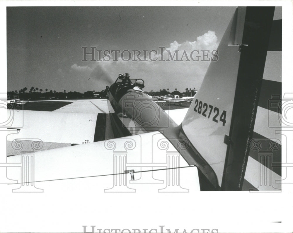 1987 Susan Q restored US army 1943 plane. - Historic Images