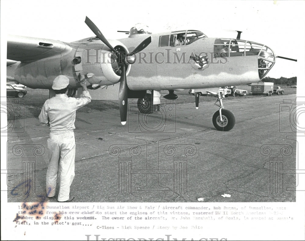 1982 Dunnellon Airport Sun Air Show Bob Dug - Historic Images