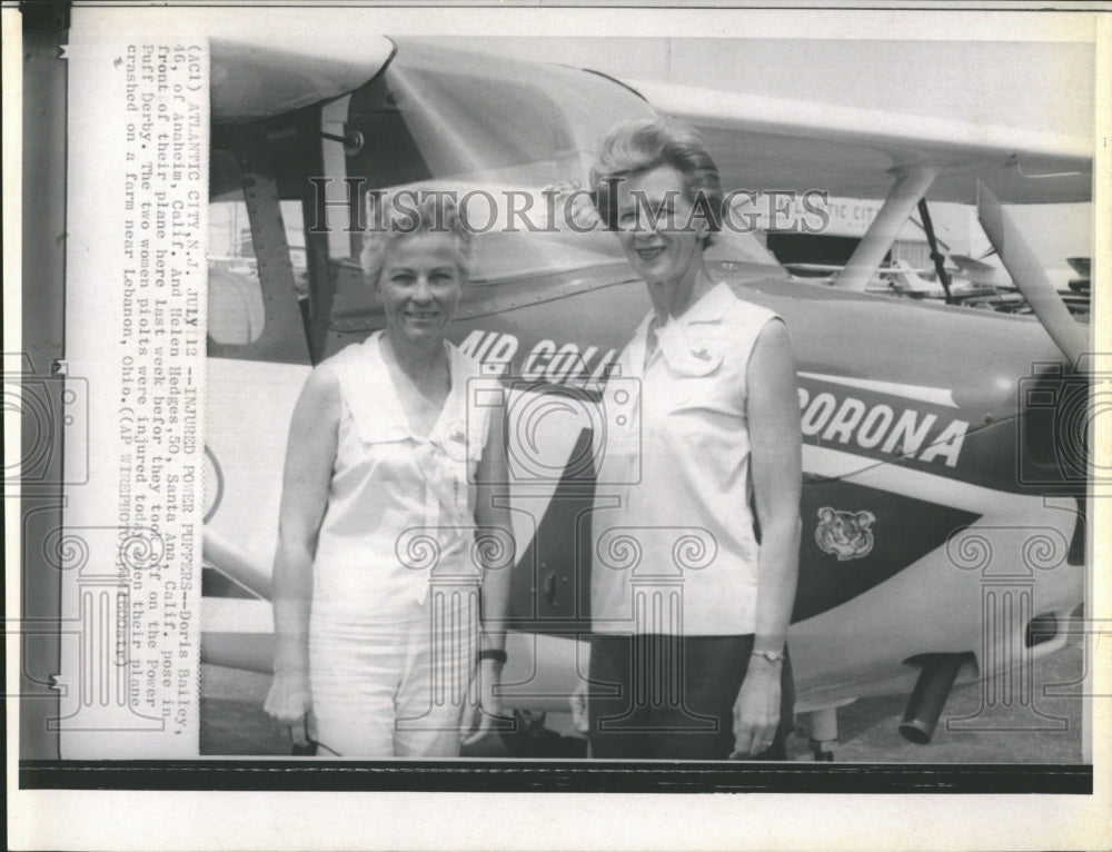 Female Pilots Doris Bailey And Helen Hedges - Historic Images