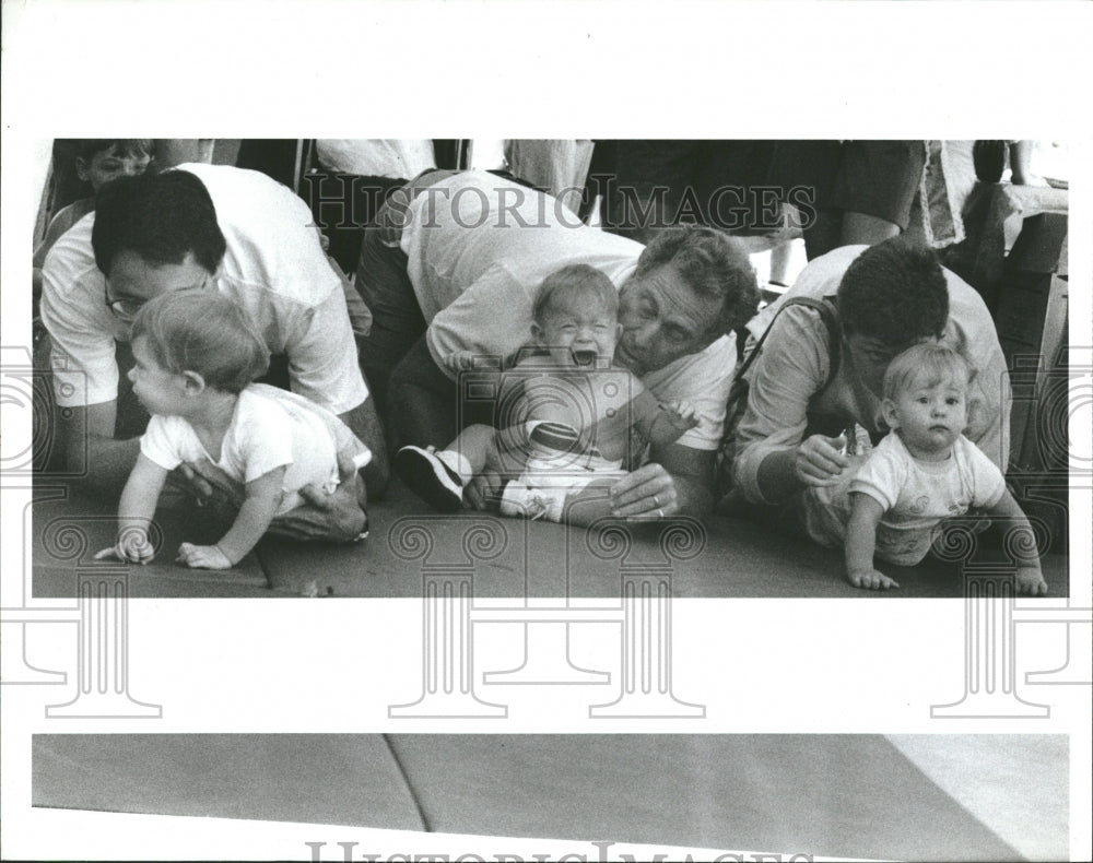 1990 Diaper Derby at Straub Park - Historic Images