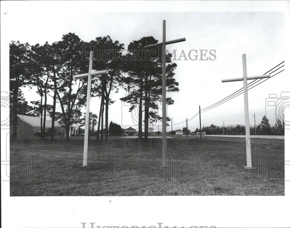 1987 First Methodist Church Land Lakes Thre - Historic Images