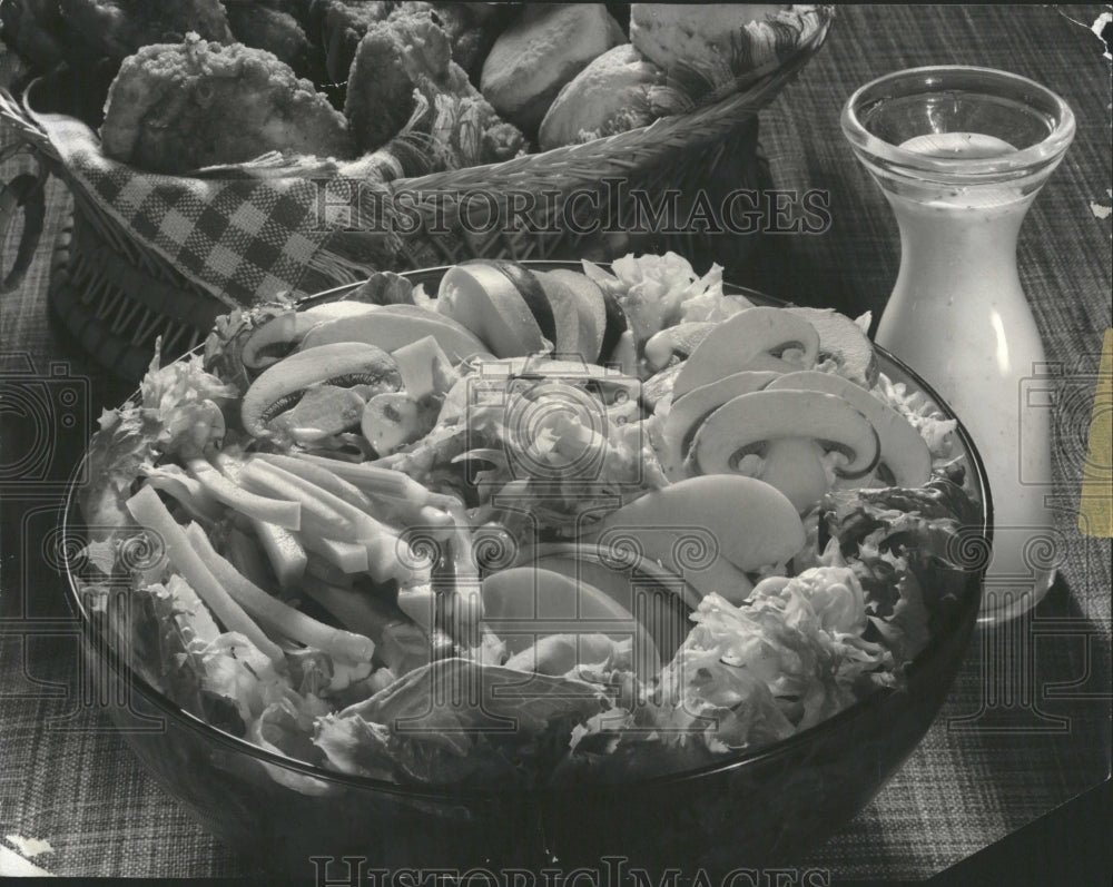 1977 iceburg coleslaw boiled mustard dressi-Historic Images