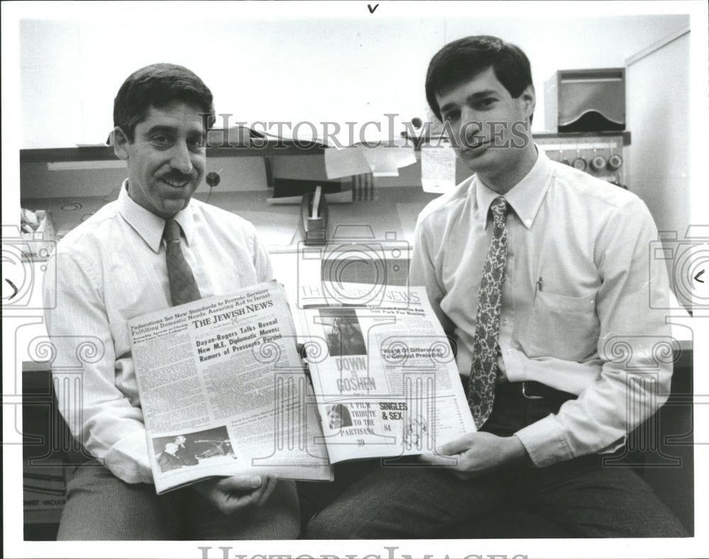 1987 Press Photo associate publisher Art Horowitz Jewis- RSA06515 - Historic Images