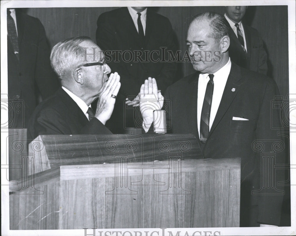 1963 Detroit Councilman Philip Van Antwerp - Historic Images