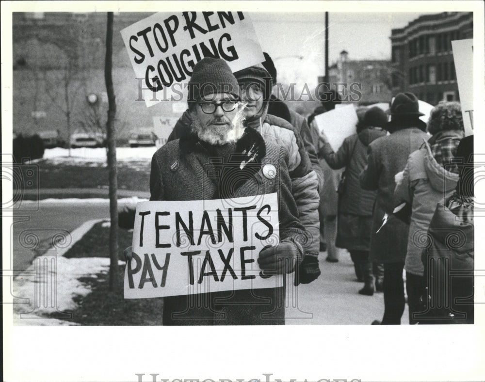 1983 Citizens Rogers Park protest High camp - Historic Images