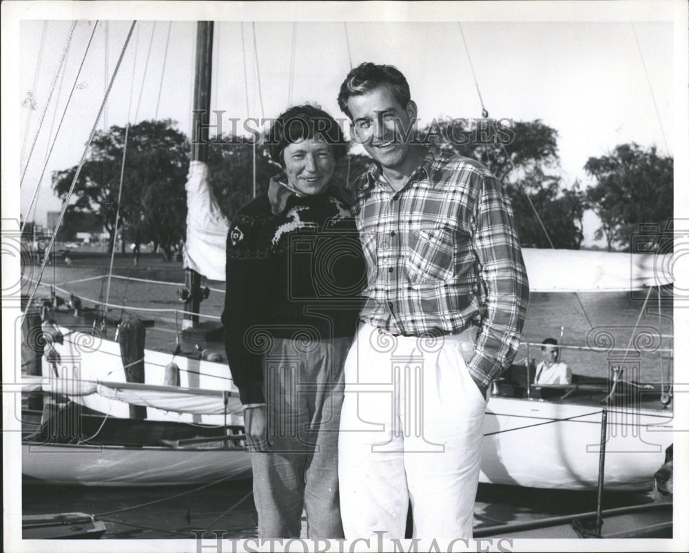 1955 Doris Norman Sarno owners Cruising Yaw - Historic Images