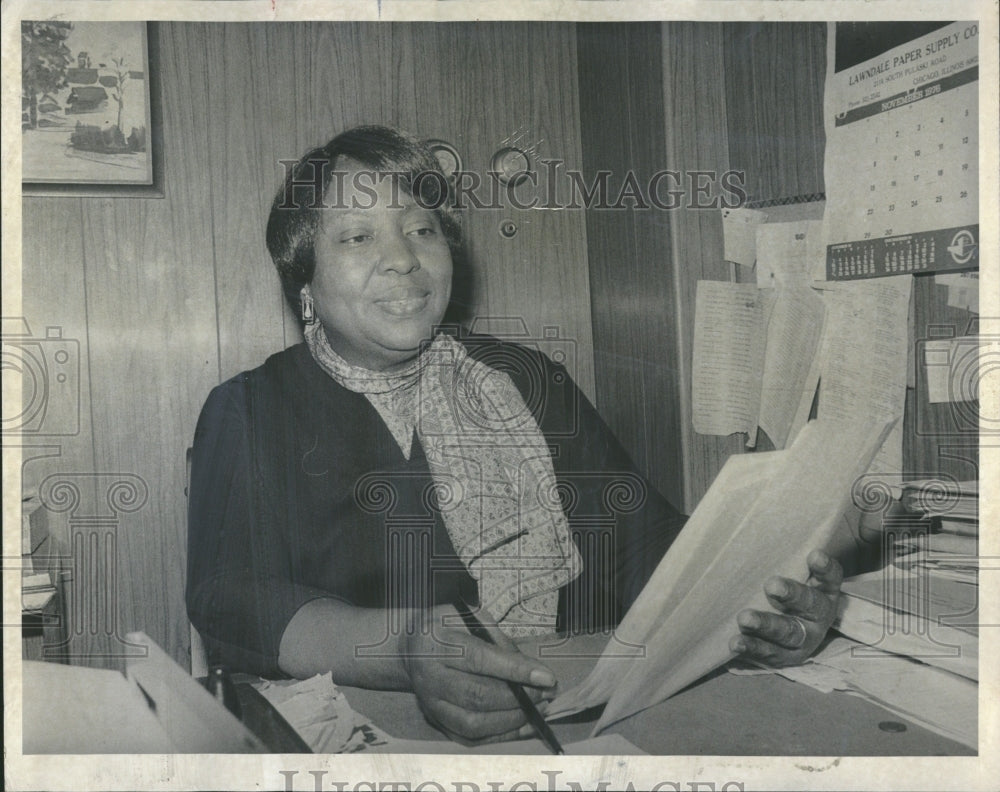 1976 Press Photo Belle Whaley director Operation Brothe- RSA06923 - Historic Images