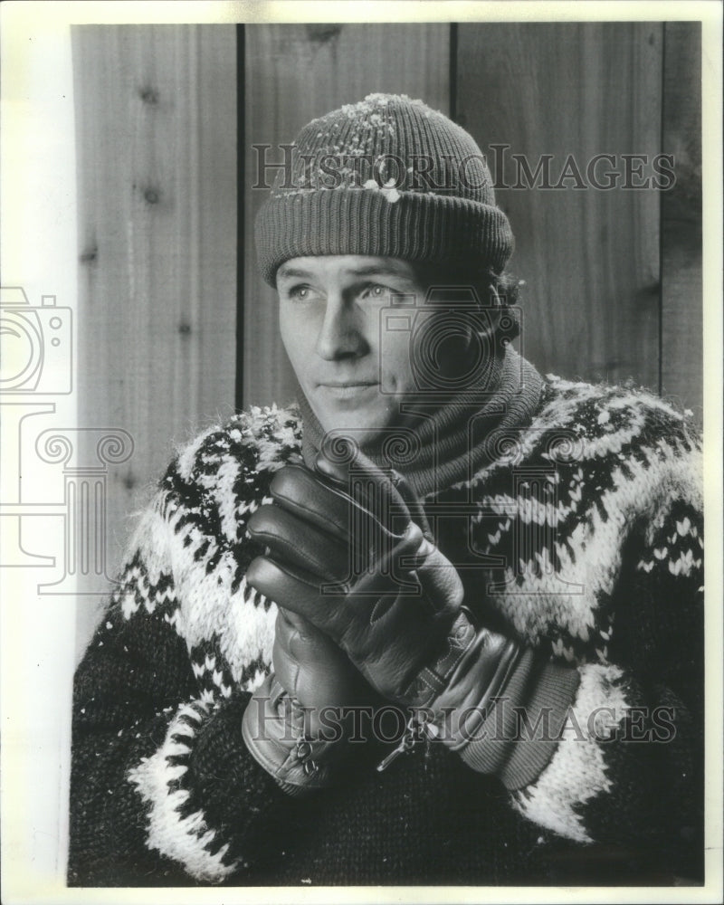 1985 Male Model Wearing Stocking Hat And Le-Historic Images