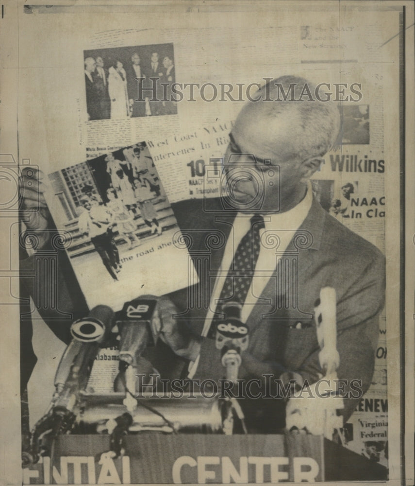 1967 Press Photo Roy Wilkinsexecutive Director National- RSA08373 - Historic Images
