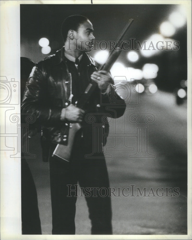 1984 Armed Guard at Cook County Jail After-Historic Images